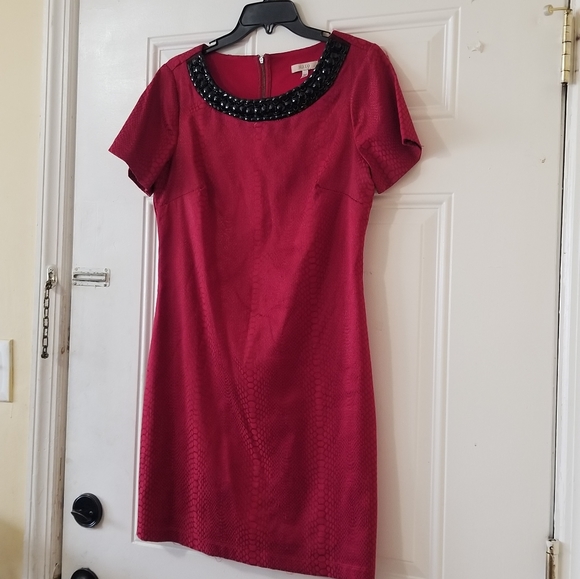 Halo Red Beaded Dress - Picture 7 of 12